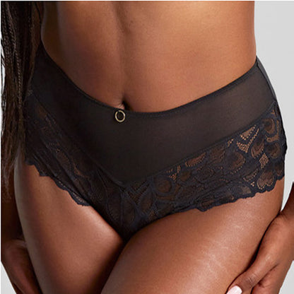 Panache Allure Deep Brief - Black/Latte