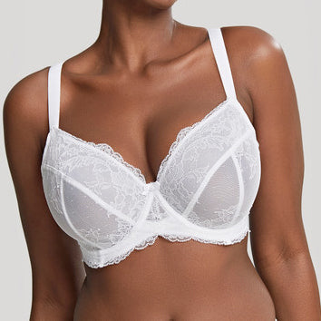 Panache Ana UW Non Padded Plunge Bra - Black or White - Special Order