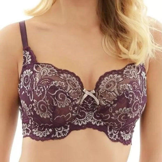 Panache Andorra UW Full Cup Bra - Purple Gold - 38D Last One