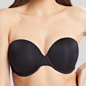 Panache Porcelain Elan UW Moulded Strapless Bra - Black