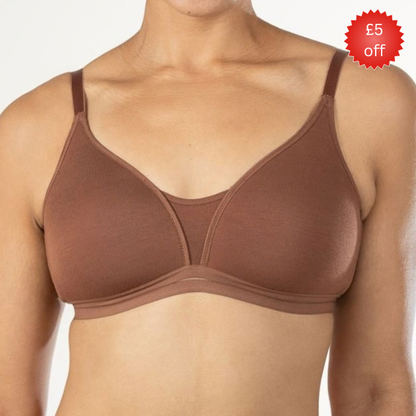 Royce Posie Wire-Free Moulded T-Shirt Bra - Various Colours