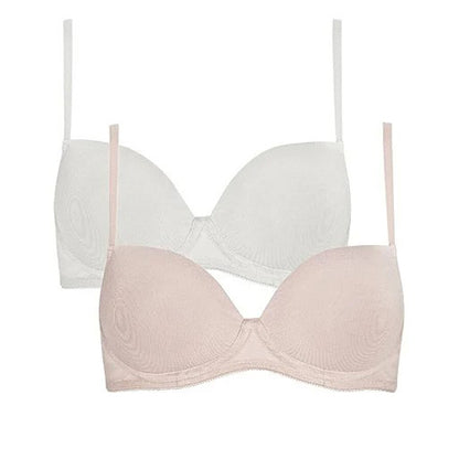 Royce Sophia Wire-Free Moulded Teen Bras - Twin Pack