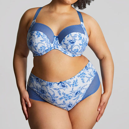 Sculptresse Bliss UW Full Cup Bra - Blue Floral