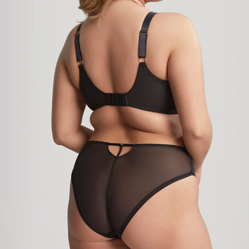 Sculptresse Jaida High Leg Brief - Noir