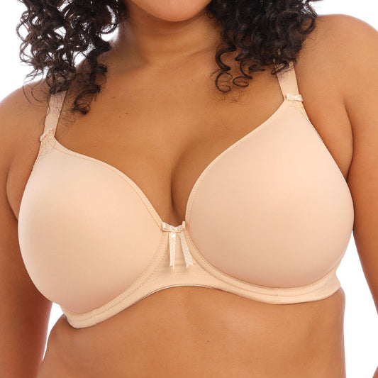 Elomi Bijou UW Banded Moulded Bra - Black or Sand.