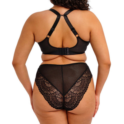 Elomi Tiernie UW Plunge Bra with Stretch - Black / Sahara (Feb)