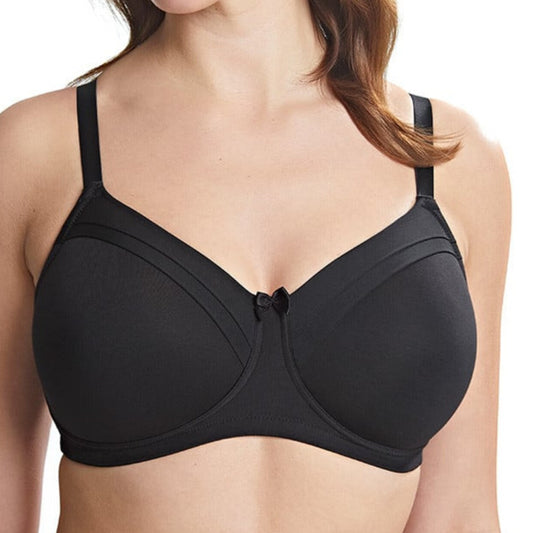 Royce Maisie Wire-Free Moulded T-Shirt Bra - Black