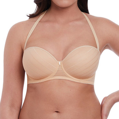 Freya Cameo UW Moulded Strapless Bra - Sand