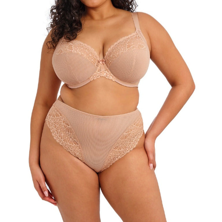 Elomi Tiernie UW Plunge Bra with Stretch - Black / Sahara*