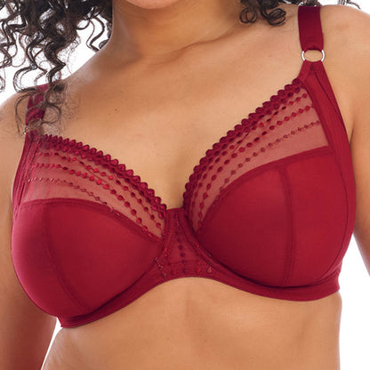 Elomi Matilda UW Plunge Bra - Crimson