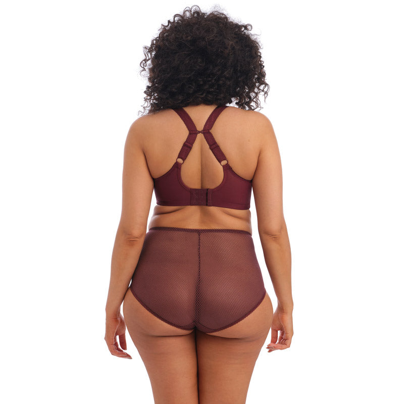 Elomi Charley UW Plunge Bra with Stretch - Aubergine