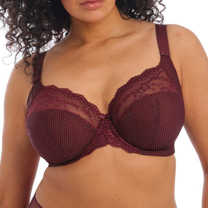 Elomi Charley UW Plunge Bra with Stretch - Aubergine