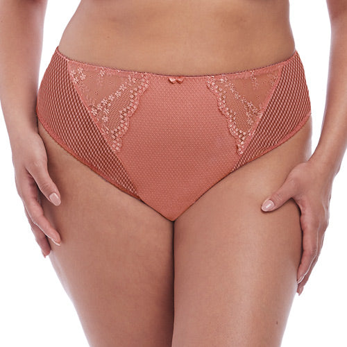 Elomi Charley High Leg Brief - Rose Gold