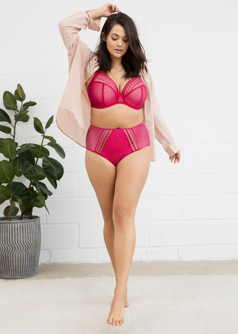 Elomi Matilda UW Plunge Bra - Pink Kiss