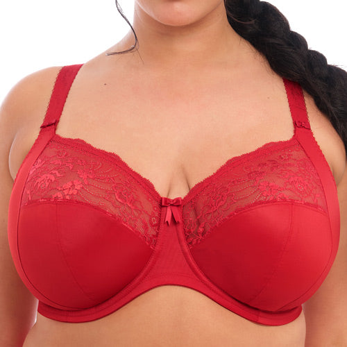 Elomi Morgan UW Bra - Haute Red or White