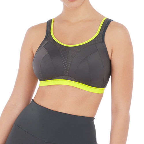 Freya Dynamic Wire-Free Soft Cup Sports Bra - Lime Twist
