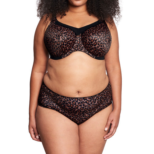 Goddess Kayla UW Full Cup Bra - Dark Leopard