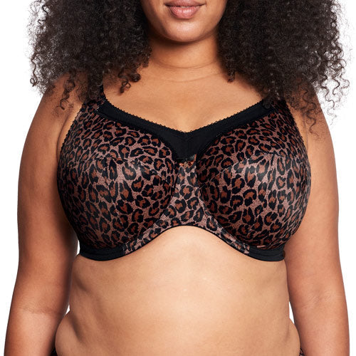 Goddess Kayla UW Full Cup Bra - Dark Leopard