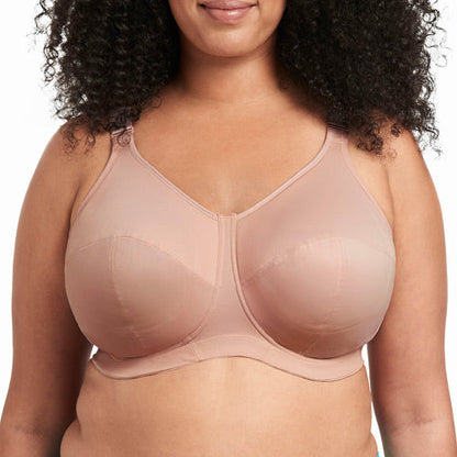 Goddess Celeste Wire-Free Soft Cup Bra - Fawn