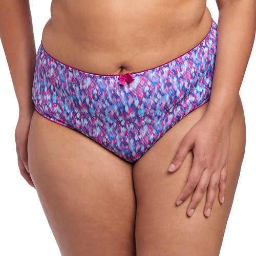 Goddess Kayla Full Brief - Plum Shimmy