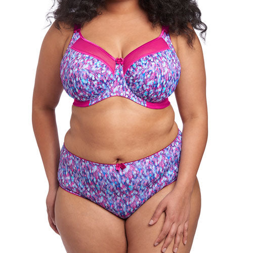 Goddess Kayla Full Brief - Plum Shimmy