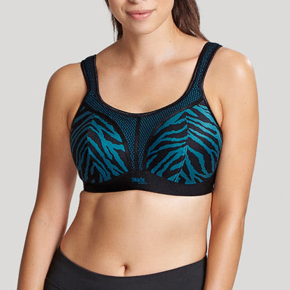 Panache Wire-Free Sports Bra - Zebra