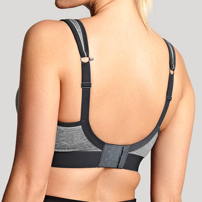 Panache Wire-Free Sports Bra - Charcoal Marl