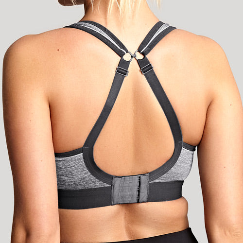 Panache Wire-Free Sports Bra - Charcoal Marl