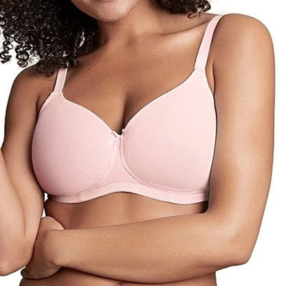 Royce Skyla Wire-Free Moulded T Shirt Bra - Rose