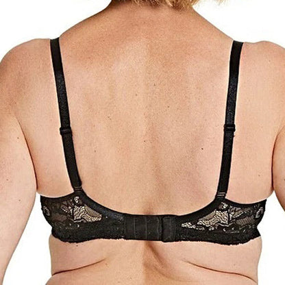 Royce Georgia Wire-Free Moulded T-Shirt Bra - Black