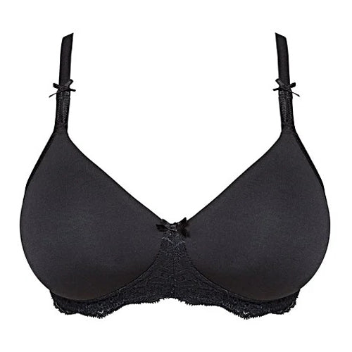 Royce Georgia Wire-Free Moulded T-Shirt Bra - Black
