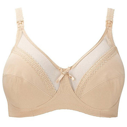 Royce Charlotte Wire-Free Nursing Bra - Beige - Up to L Cup