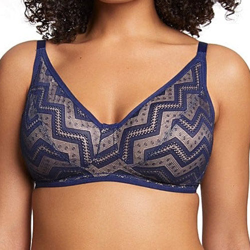 Royce Zahra Wire Free Soft Cup Bra - Navy