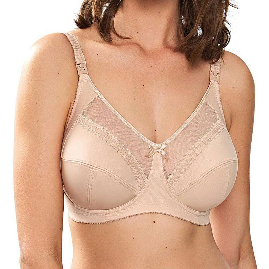 Royce Charlotte Wire-Free Nursing Bra - Beige - Up to L Cup
