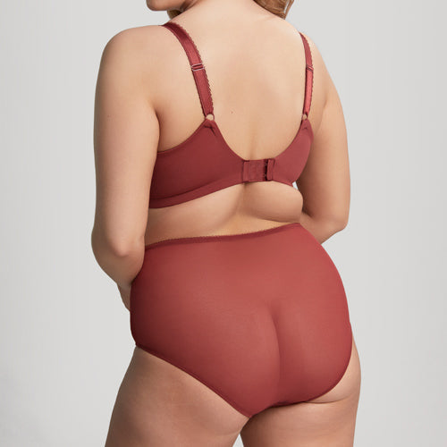 Sculptresse Chi Chi UW Balconnet Bra - Red Animal