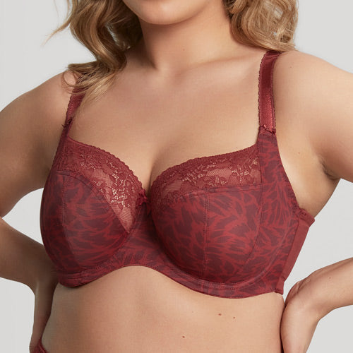Sculptresse Chi Chi UW Balconnet Bra - Red Animal