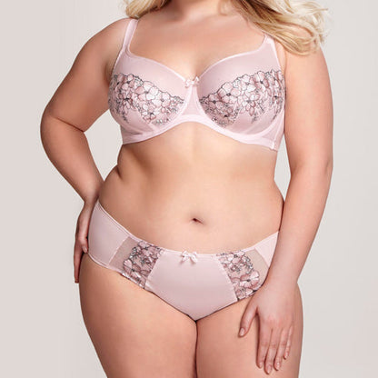 Sculptresse Logan Midi Brief - Blush Floral - Size 14 Only