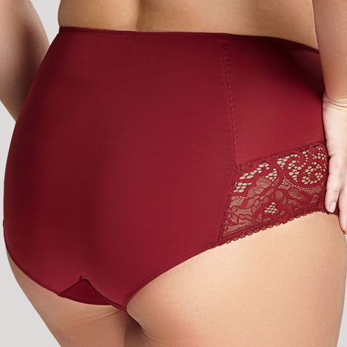 Sculptresse Estel High Waist Brief - Burnt Red