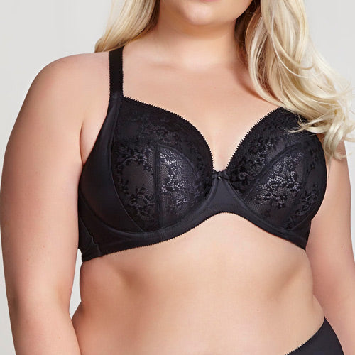 Sculptresse Roxie UW Plunge Bra - Black